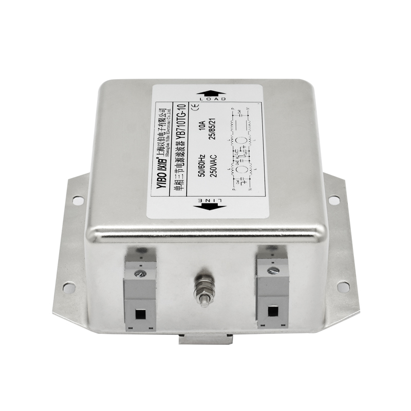 YB710TG Series Single-phase Three-section DIN-Rail Power Filter