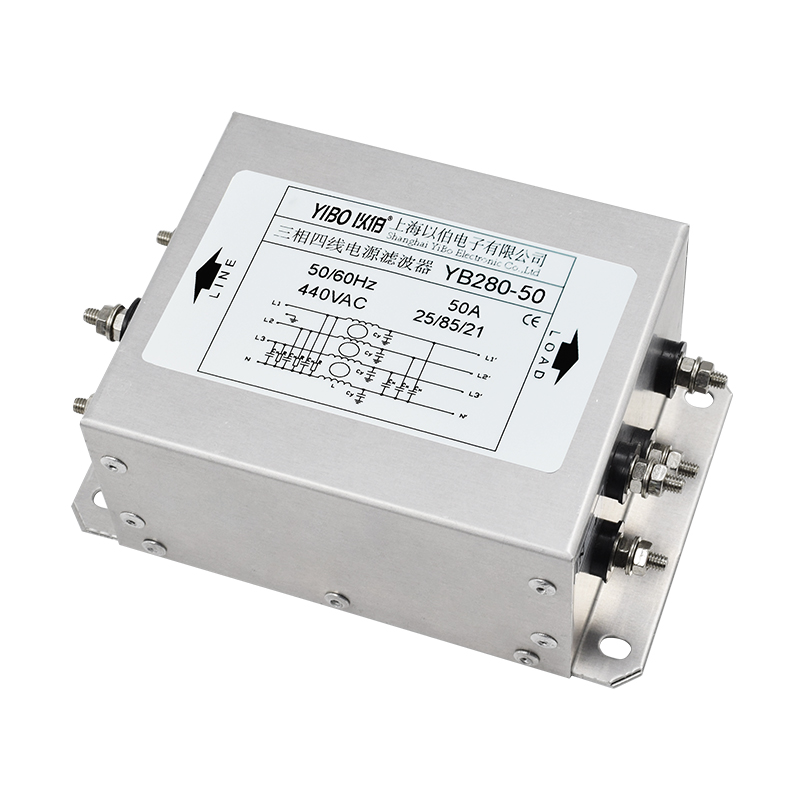 YB280 series single-section general purpose three-phase four-wire power supply filter