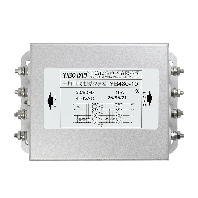 YB480 series two-section enhanced three-phase four-wire power supply filter