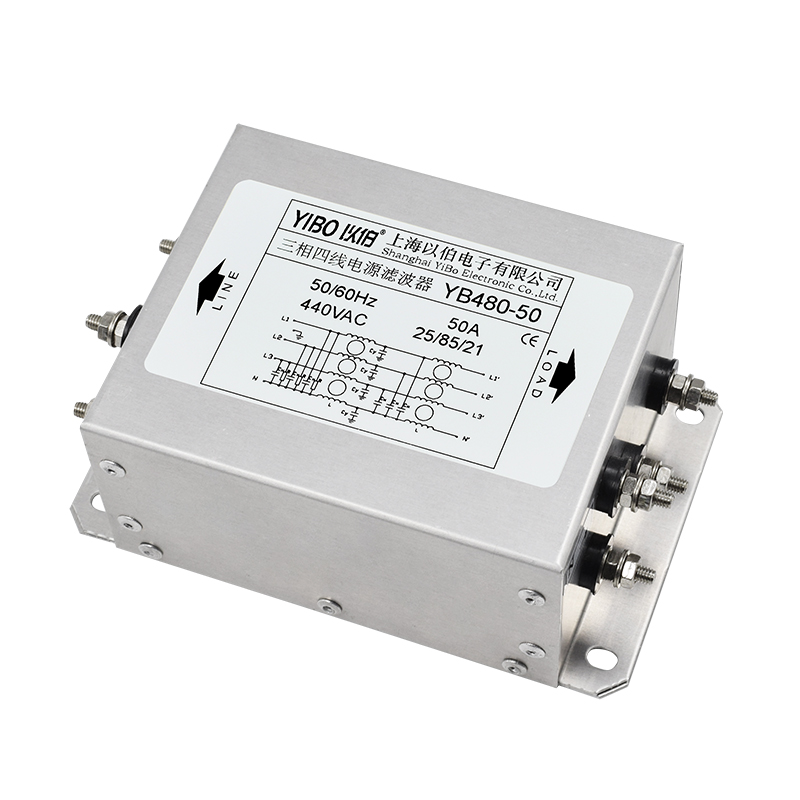 YB480 series two-section enhanced three-phase four-wire power supply filter