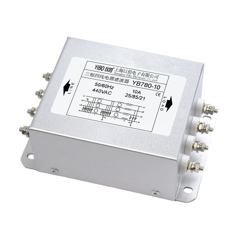 YB780 series three-section high-performance three-phase four-wire power supply filter