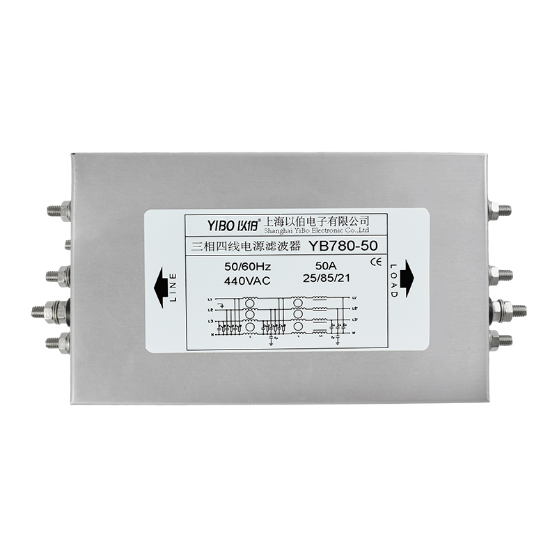 YB780 series three-section high-performance three-phase four-wire power supply filter