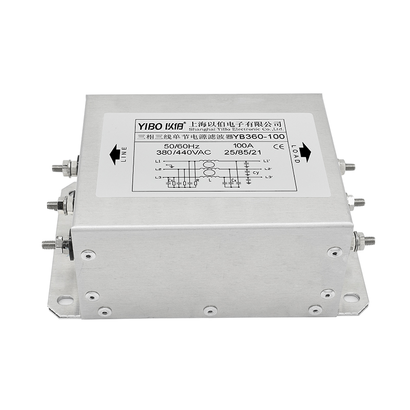 YB360 Series Single Section Three-Phase Three-Wire Power Filter
