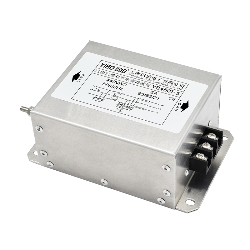 YB460T Series Three-Phase Three-Wire Double-Section Terminal Type Power Filter