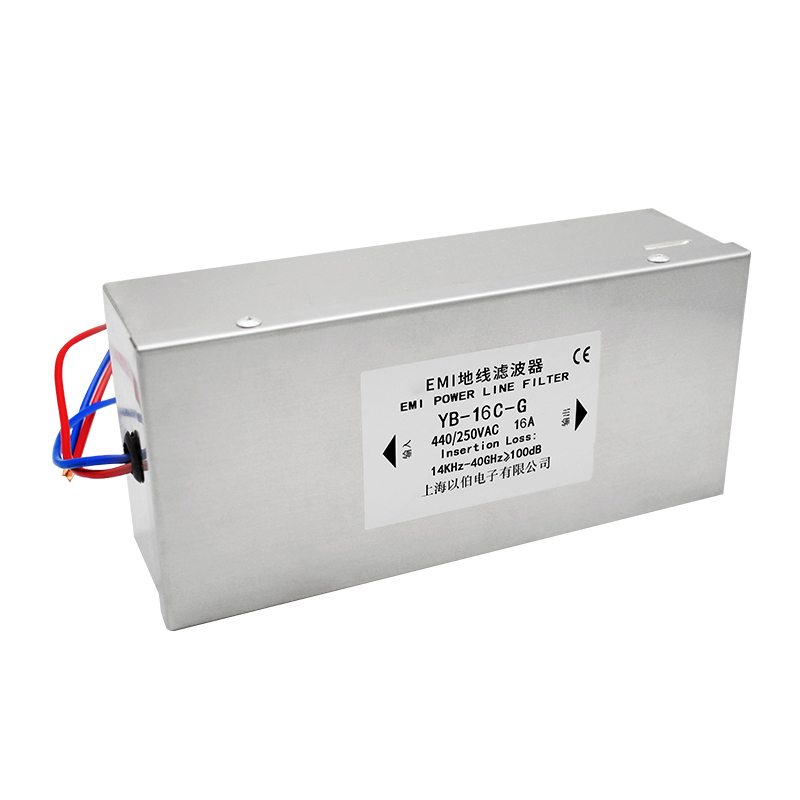 Special filter for shielded room ground
